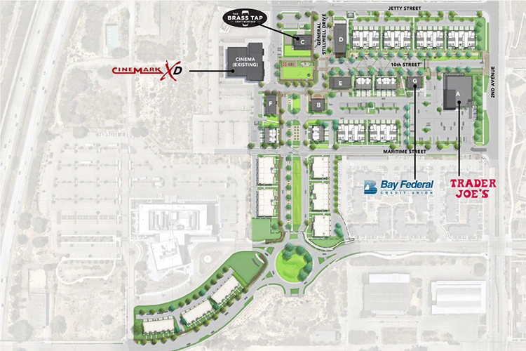 Map of The Dunes in Marina